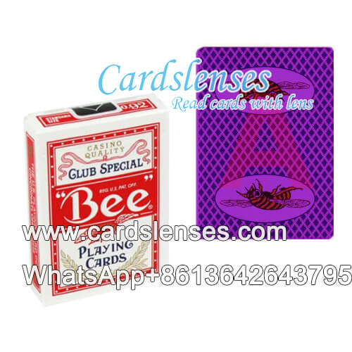 Bee marked cards