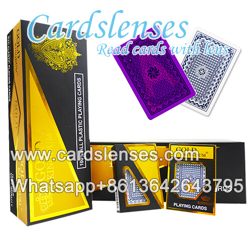 Gold Crown marked cards