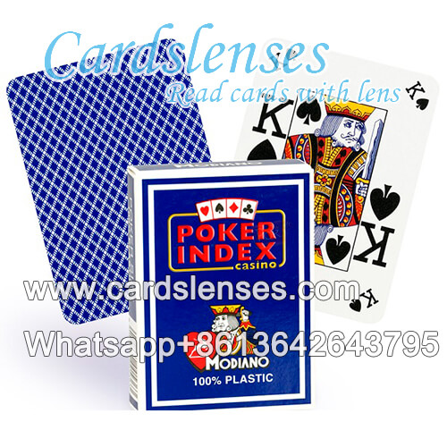 gamble tricks marked cards Modiano Poker Index