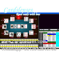 luminous barcode poker background analyzer