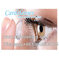 invisible ink contact lenses for marked cards