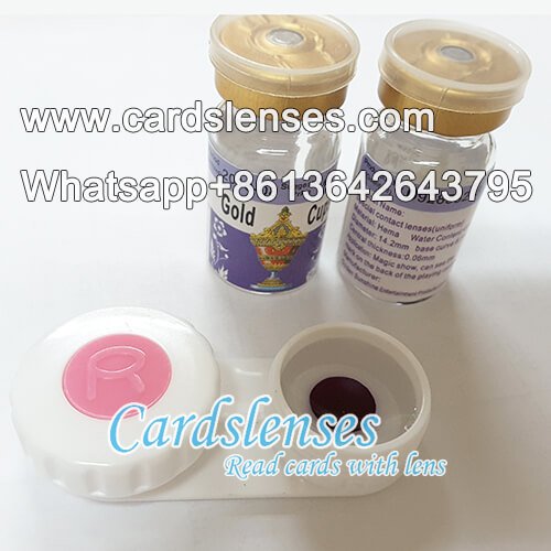 Oxigenado baralho com cartas marcadas lentes de contato UV Oxigenado baralho com cartas marcadas lentes de contato UV