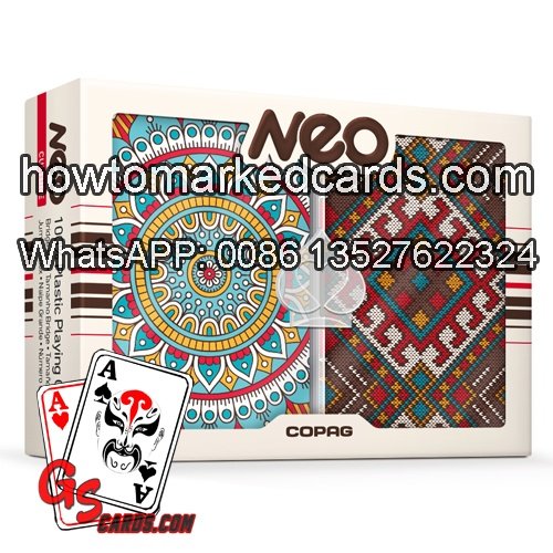 Copag Neo Culture baraja de cartas marcadas luminosas Copag Neo Culture baraja de cartas marcadas luminosas