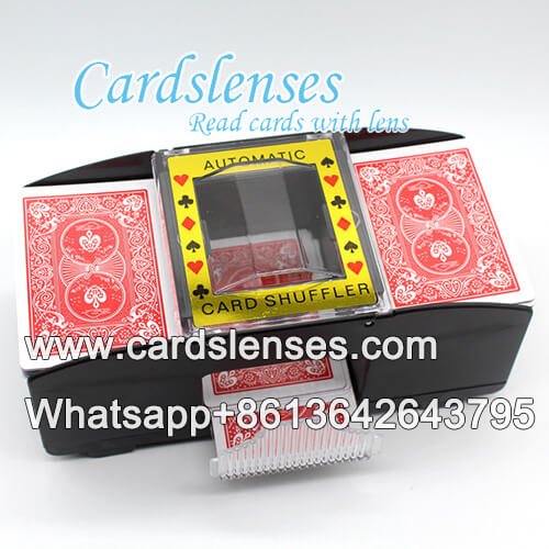 barcode marked cards scanning camera shuffler