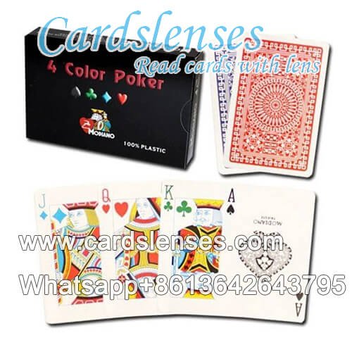 Cartões marcados Modiano 4 cartões de plástico a cores Cartões marcados Modiano 4 cartões de plástico a cores