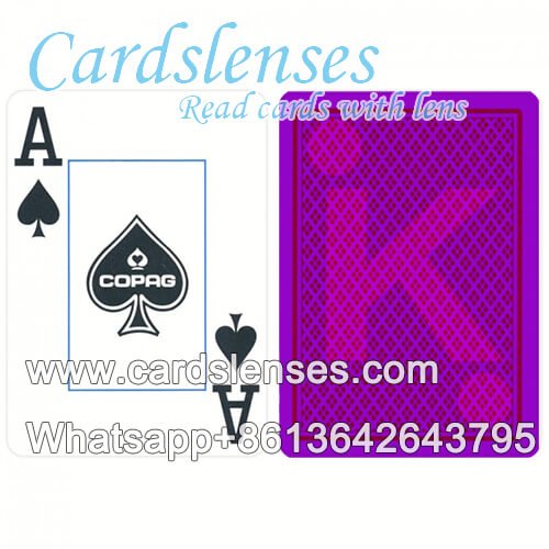 Copag cara Jumbo luz azul cartas marcadas infrarrojos Copag cara Jumbo luz azul cartas marcadas infrarrojos