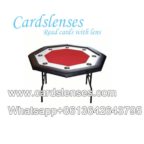 8 players folding octagon poker table