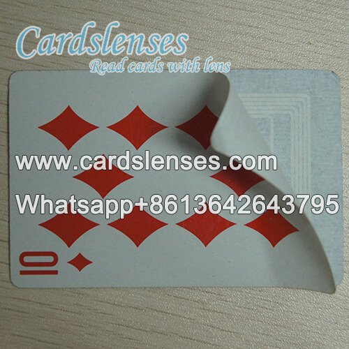 Baraja de papel del sensor de tarjetas en juegos de cartas de póquer Baraja de papel del sensor de tarjetas en juegos de cartas de póquer