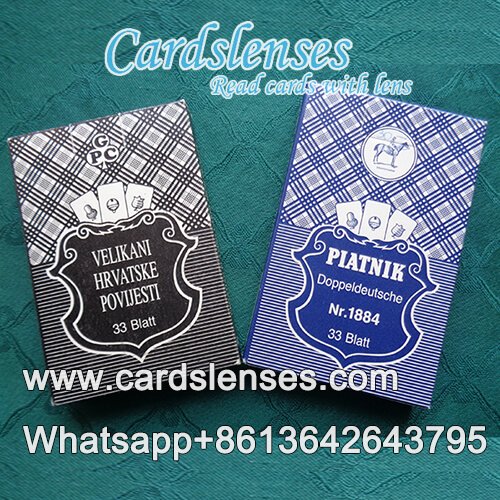 Piatnik doppeldeutsche nr.1808 preto baralho marcado Piatnik doppeldeutsche nr.1808 preto baralho marcado