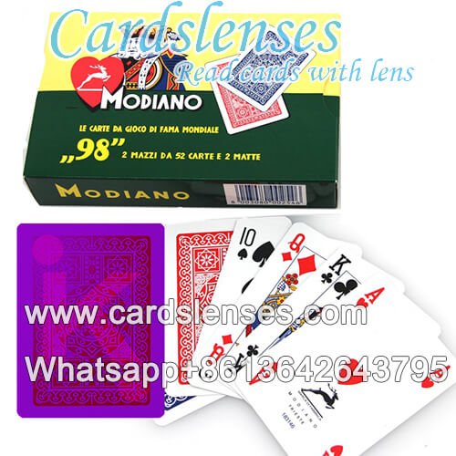 modiano 98 double decks juice marked cards