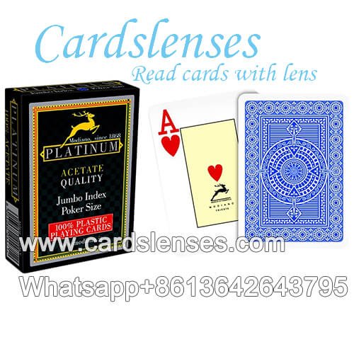 Modiano Platinum Acetate Invisible Markings Poker