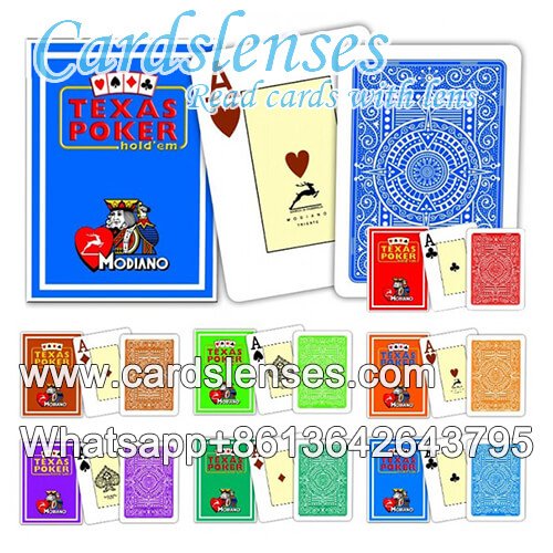 modiano texas holdem marked cards