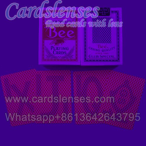 perspective bee marked cards for luminous contact lens