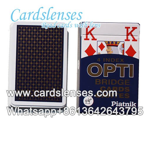 Casino Piatnik OPTI cartas de póker azules Casino Piatnik OPTI cartas de póker azules