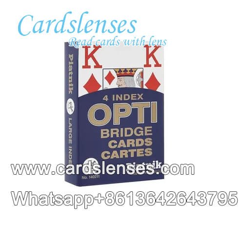 piatnik opti poker marked playing blue cards