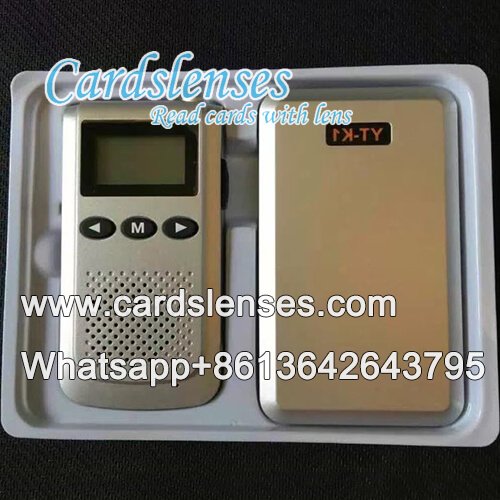 playig cards spy marked cards poker walkie talkie