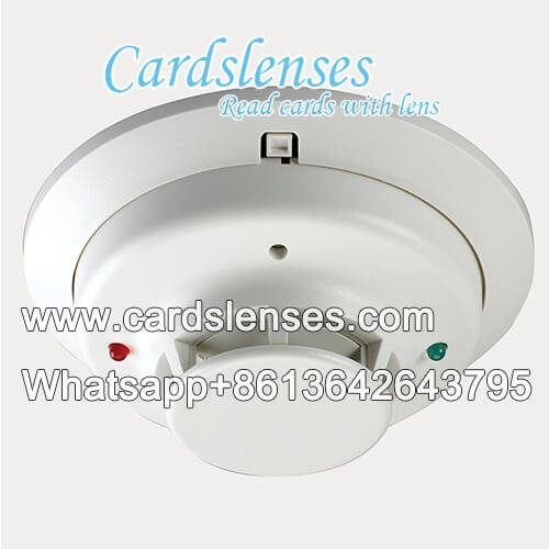 smoke detector ir camera seeing secret marks playing cards