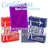 aviator luminous marked cards