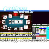 luminous barcode poker background analyzer