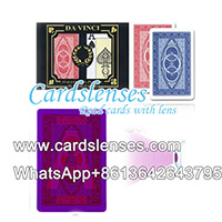 DA VINCI luminous ink marked playing cards for contact lenses