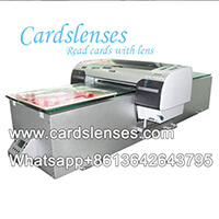 Marked cards printer system