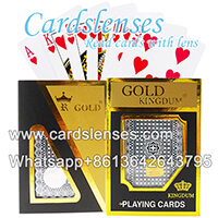 Korea gold crown marked cards juice deck