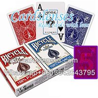 Plastic marked Bicycle playing cards