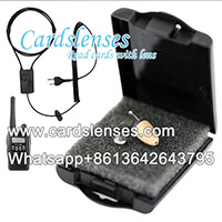 earpiece for marked cards camera