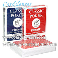 Cheating marked cards piatnik classic poker